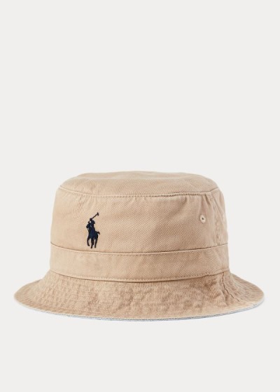 Pánské Klobouky Polo Ralph Lauren Cotton Chino Bucket - 89076-LFRE